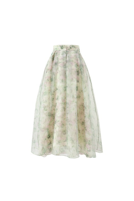 (Self-made) Novia Flower Skirt (GREEN)