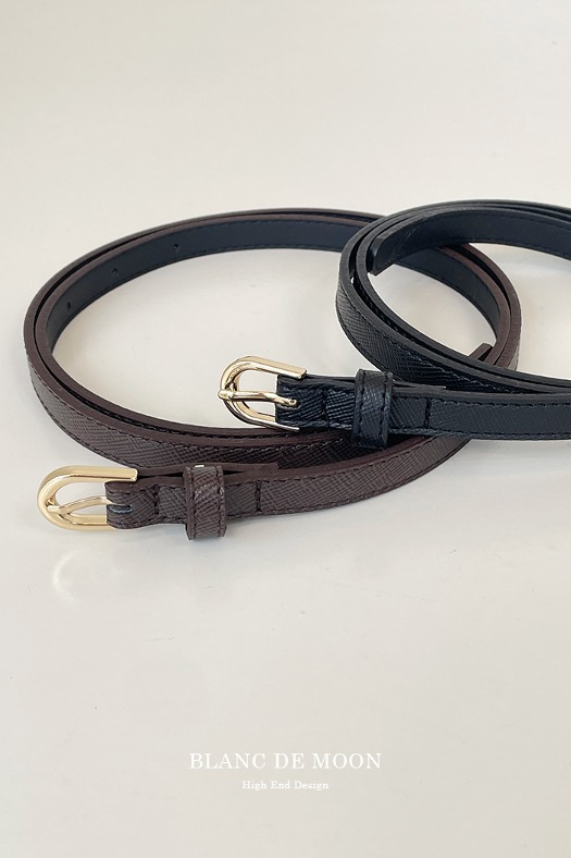 thin leather belt