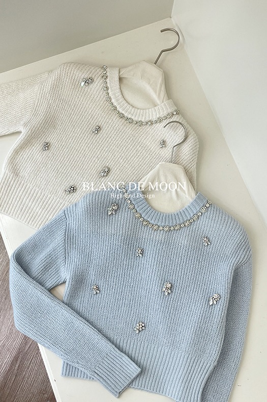 (Import) Delight Cubic Knit Top